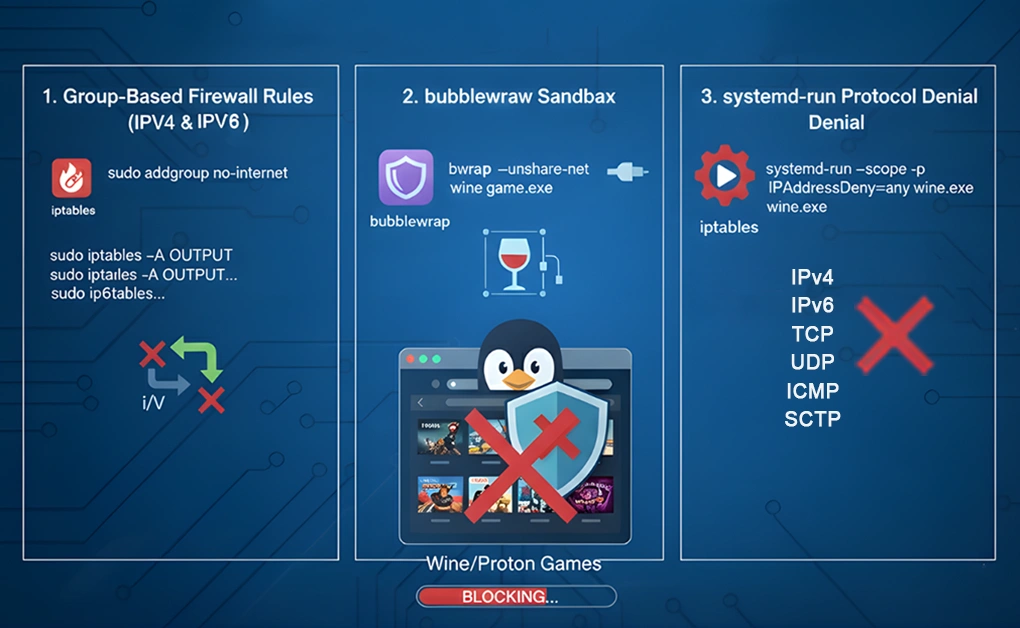 How To Block Online Games Running Through Wine or Proton