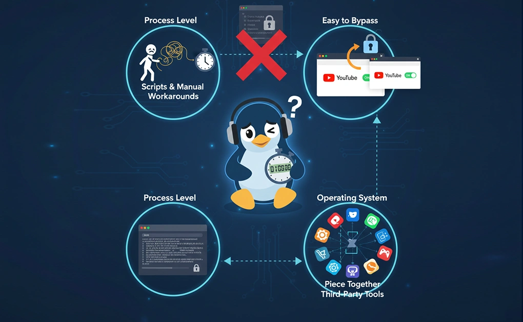 Why Limiting App Usage Time on Linux Is Harder Than It Should Be