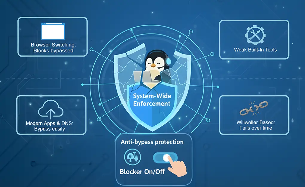 Why Website Blocking Often Fails on Windows